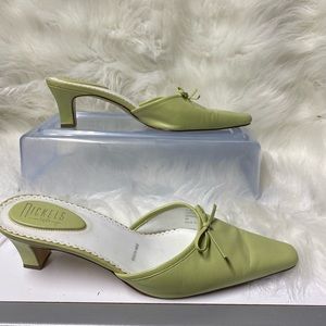 Nickels green mules size 9